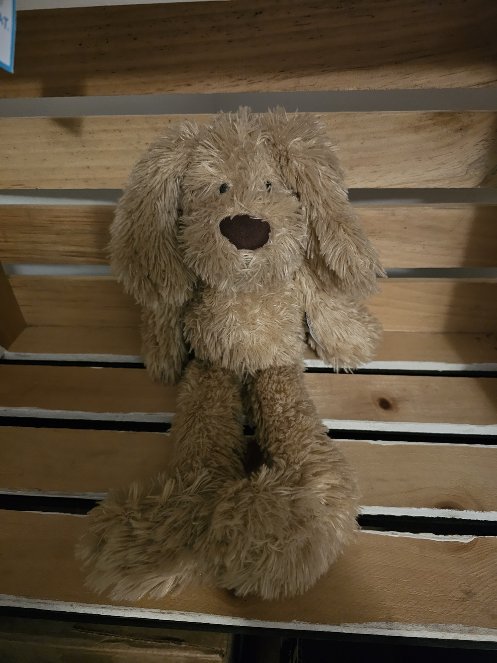 Jellycat Slackajack Dog London Light Brown Rare HTF Retired